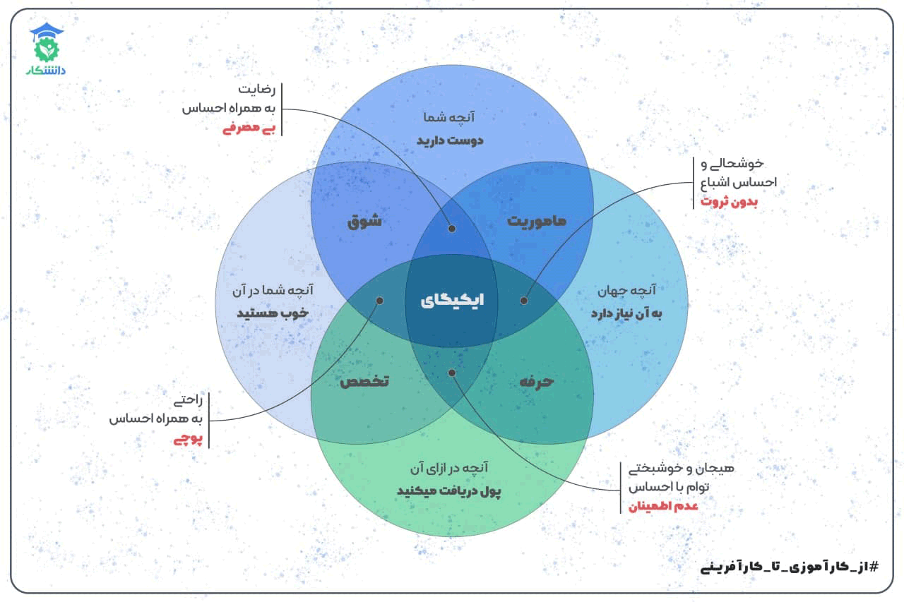 ایکیگیای برای انتخاب شغل