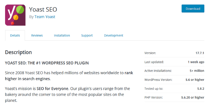 نصب افزونه سئو یواست