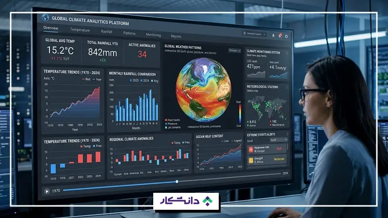 تحلیل داده آب و هوا